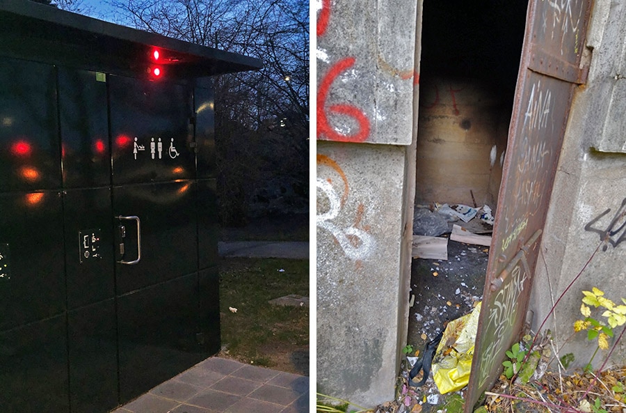 Katuklinikka Helsinki (vas.) ja Katuklinikka Oulu (oik.)