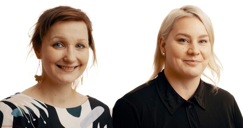 A-klinikkasäätiön tutkija Emmi Kauppila ja Addiktiot ja työelämä -yksikön päällikkö Camilla Metsäranta