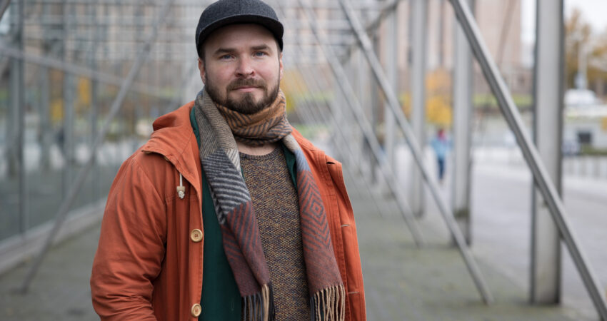 Päihdetutkija Aleksi Huplin potrettikuva