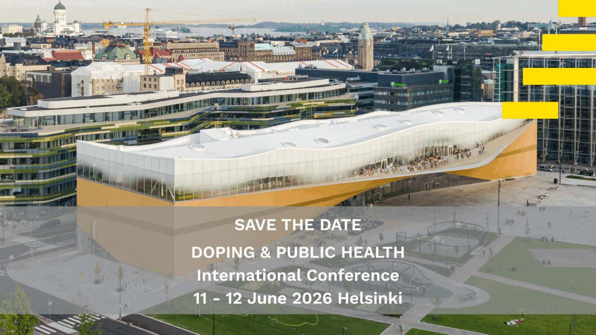 Save the Date. Doping & Public Health International Conference 11-12 June 2026 Helsinki. Kuva: Helsingin Kaupunki.