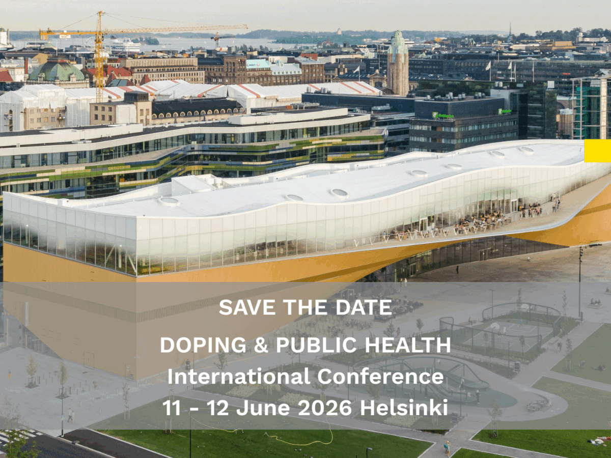 Save the Date. Doping & Public Health International Conference 11-12 June 2026 Helsinki. Kuva: Helsingin Kaupunki.