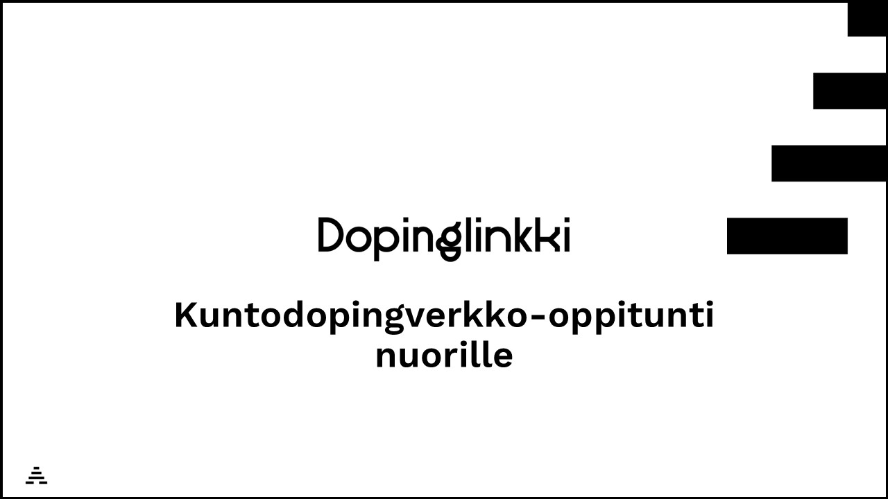 Nuorten kuntodopingverkko-oppitunnin kansikuva