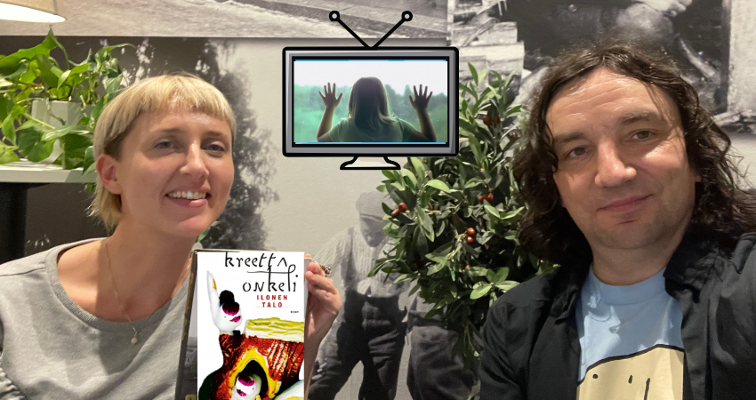 Leni, Janne ja kirjan kansi